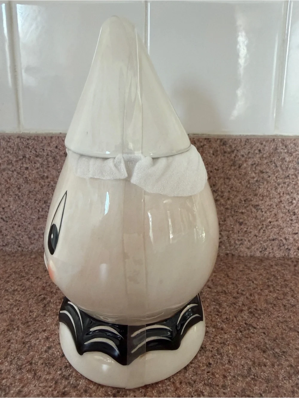 New Johanna Parker Retro Halloween Ceramic Gus Ghost Cookie Jar Canister 7